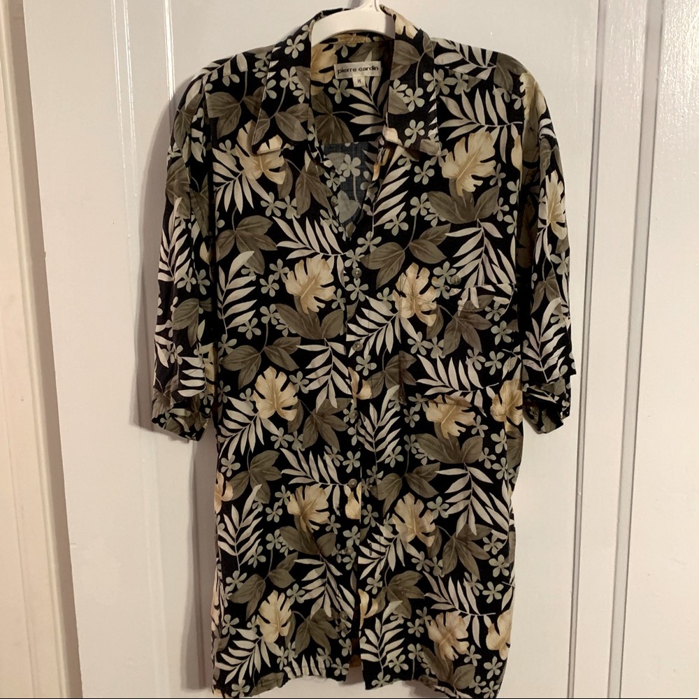Pierre Cardin Hawaiian shirt men’s size medium